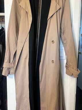 Fashion Nova Brown and Black Faux Leather Jacket